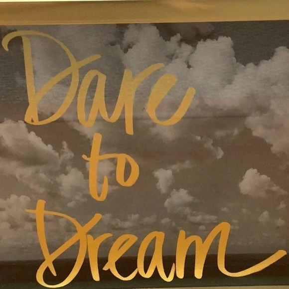 Dare to Dream Glass Hanging Decor (Preowned) - Picture 2 of 4